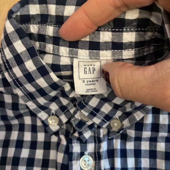 Lot of 3 - Toddler Boys preppy shirts - Polo Ralph Lauren & Gap Kids. size 3T - Picture 8 of 8